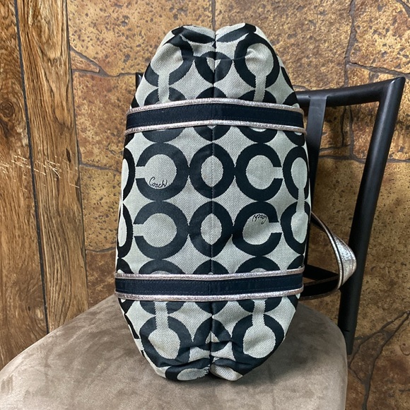 Coach poppy op art glam tote 13826 - Picture 7 of 11